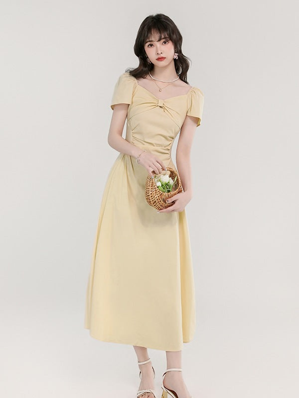 【Dress】夏ぴったり4色ワンピース T01610
