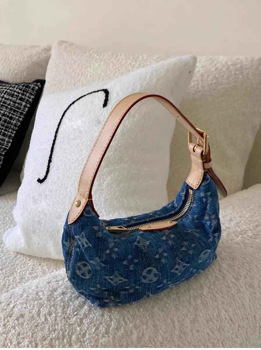 【雑貨】デニムバッグ W11437