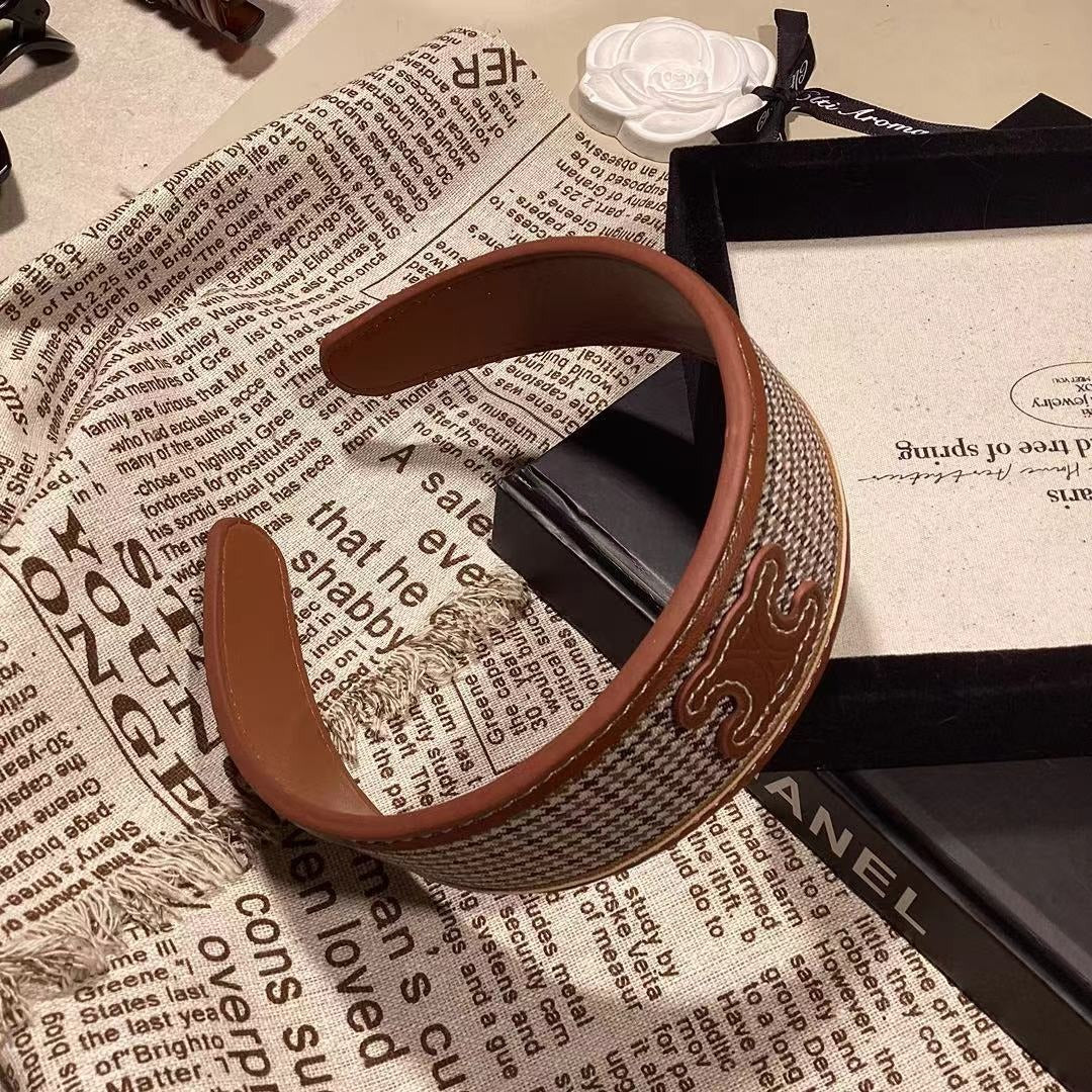 【雑貨】千鳥格子カチューシャ W14352