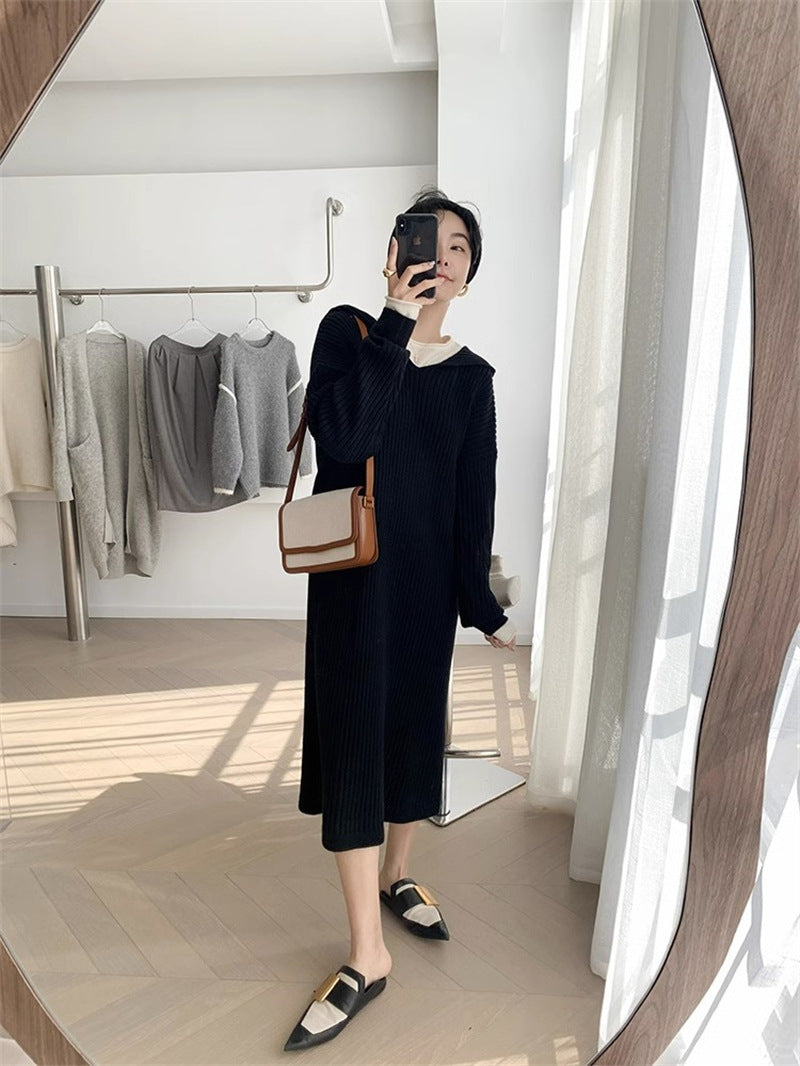 【Dress】ルーズ感ニットワンピース Z8385