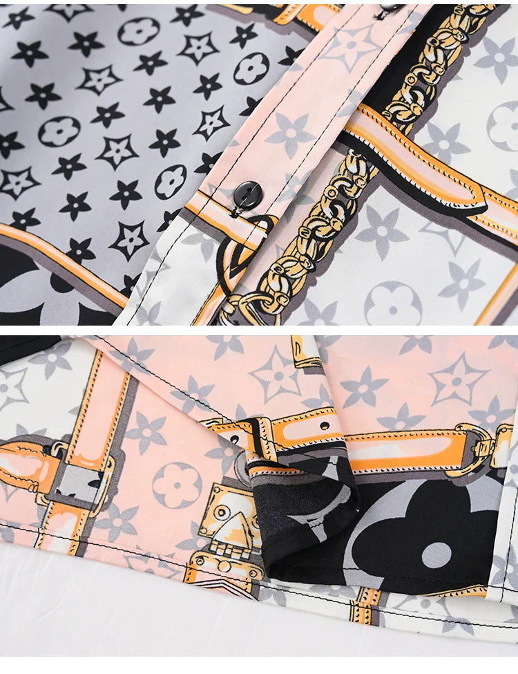 【Tops】プリントシャツ W10060