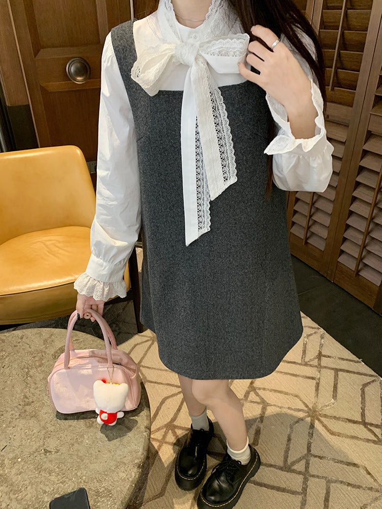 【Set】シャツ×ワンピース2点セット W9931