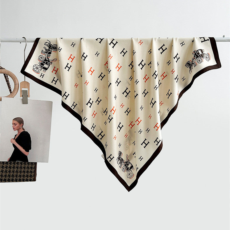 【雑貨】2色展開マフラー W12744