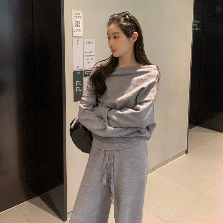 【Set】セーター+パンツ セット Z7762