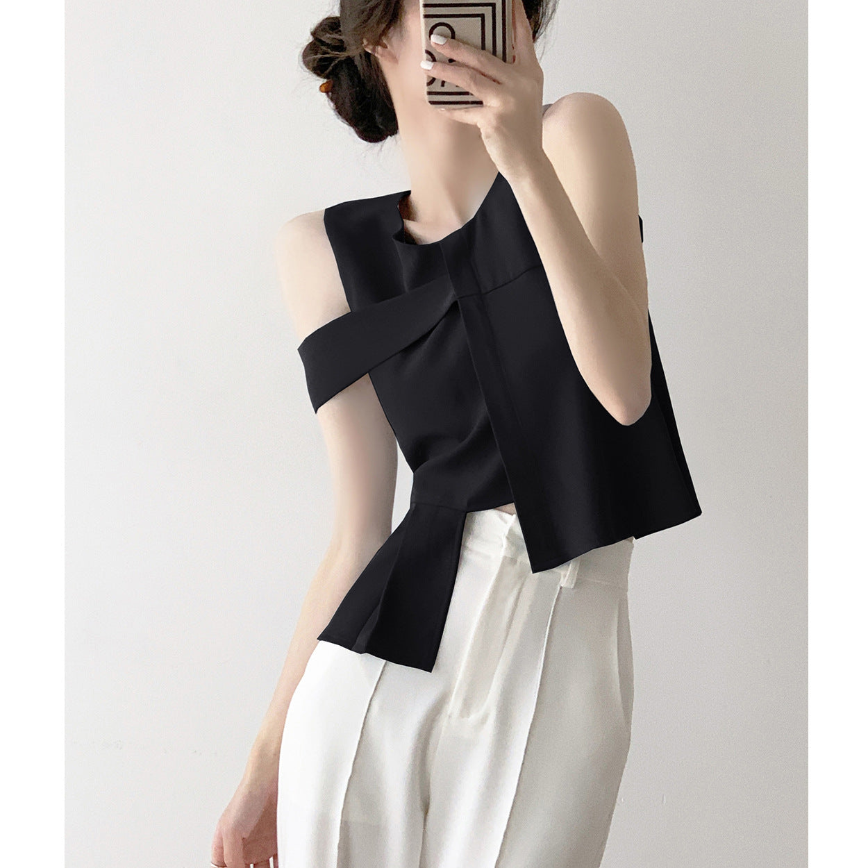 【Tops】イレギュラータンクトップ W10826