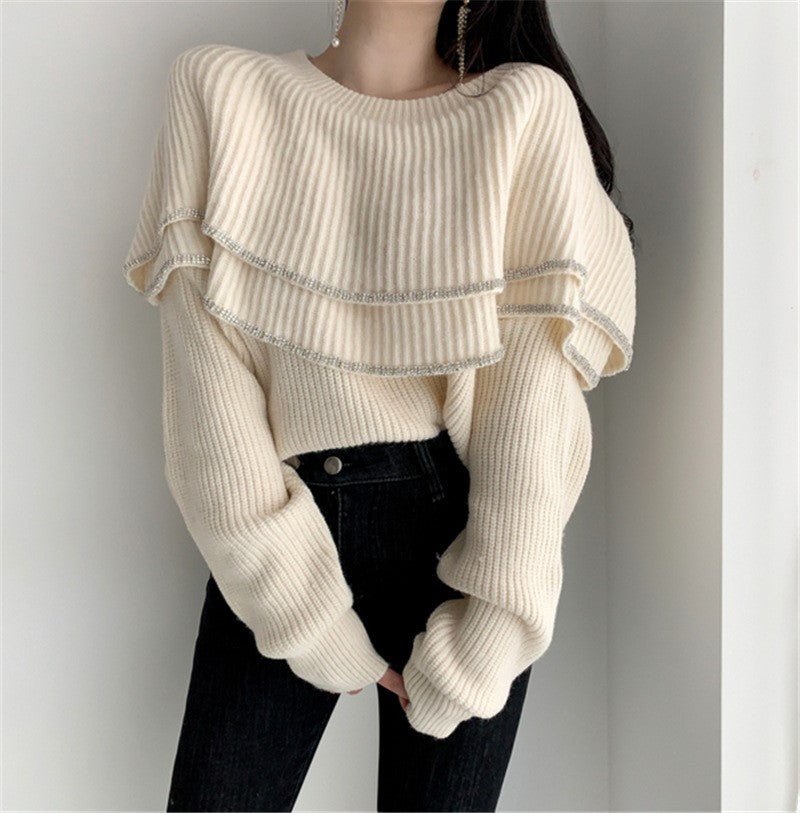 【Tops】ワンショルダーセーター Z7240