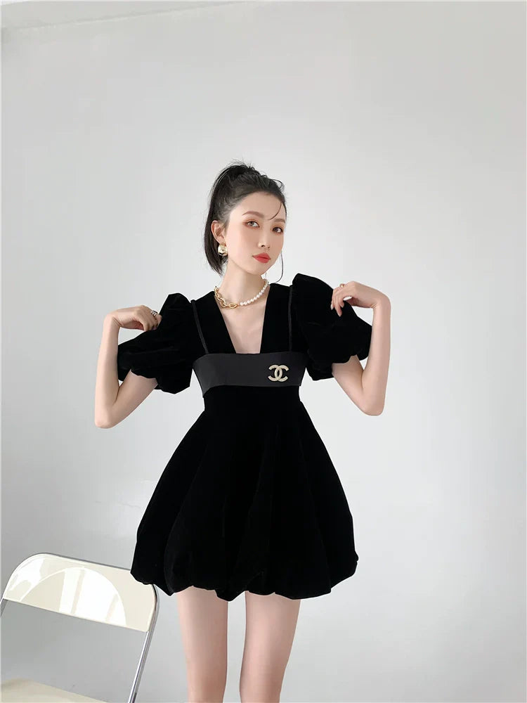 【Set】ワンピース+キャミソールセットアップ W11215