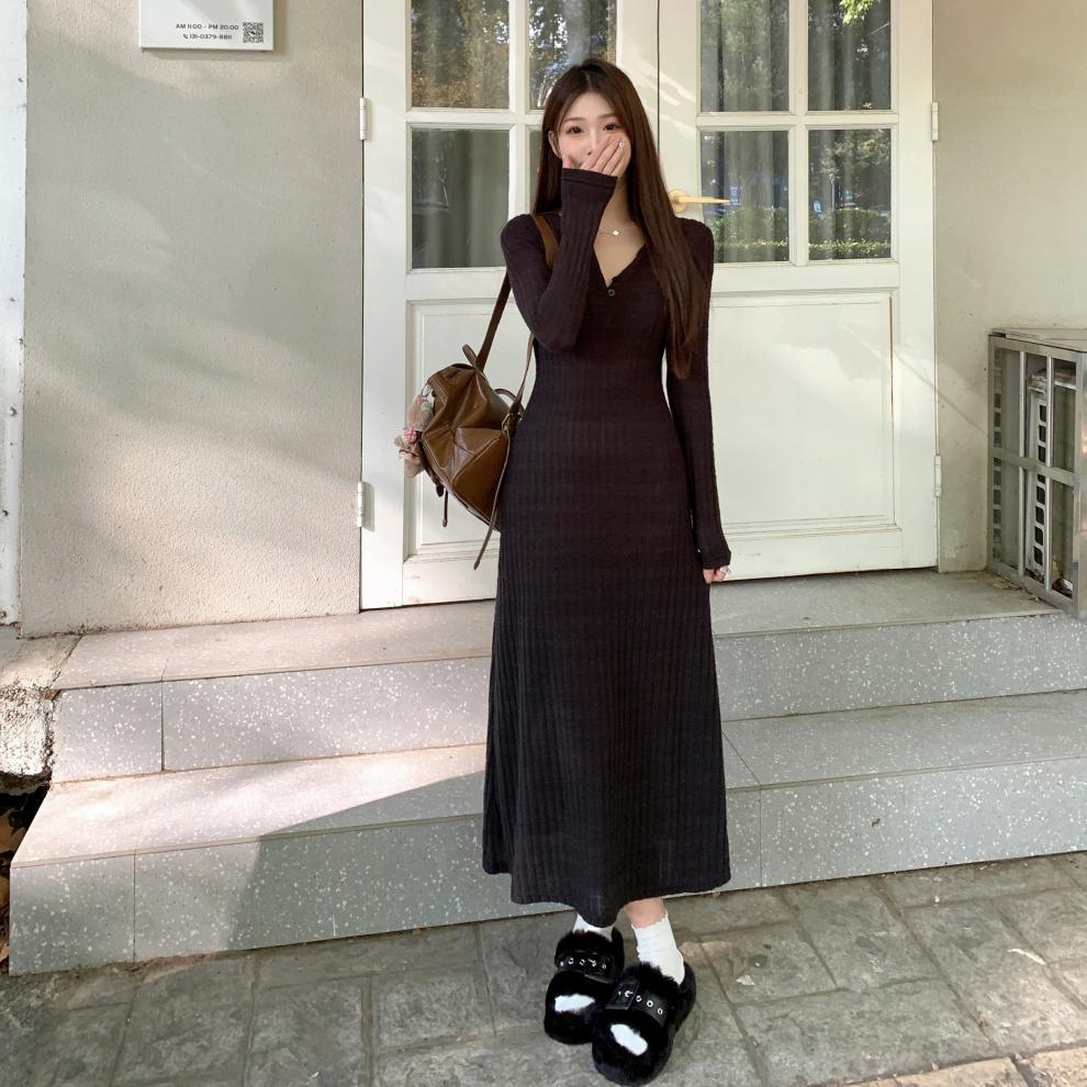 【Dress】新入荷~ニットワンピース W10298