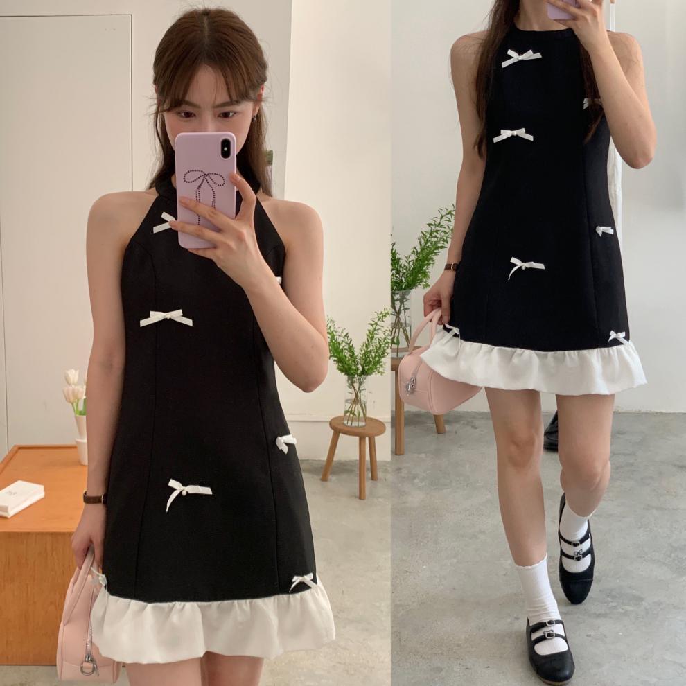 【Dress】ノースリーブワンピース W12009