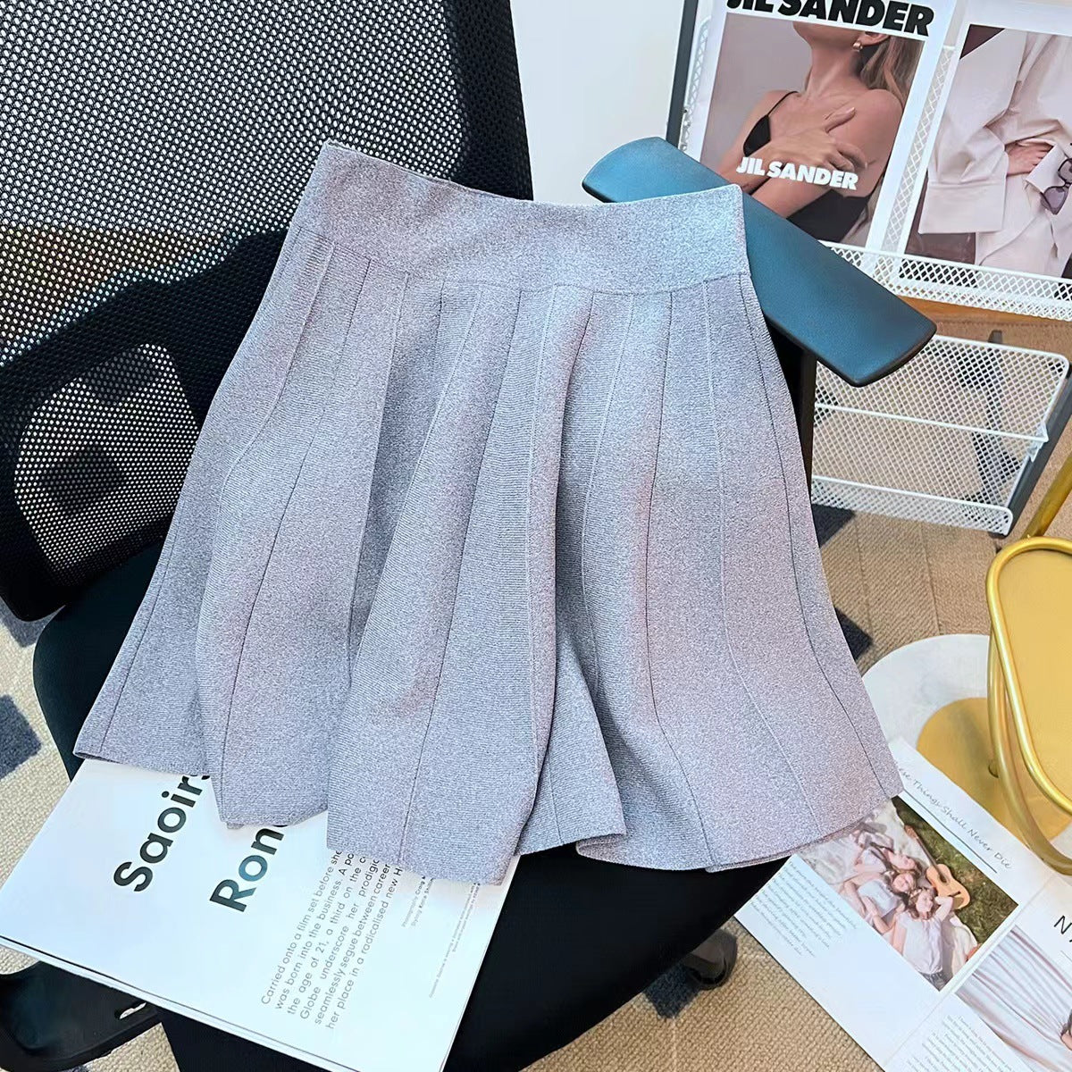 【Bottoms】ニットスカート W13704