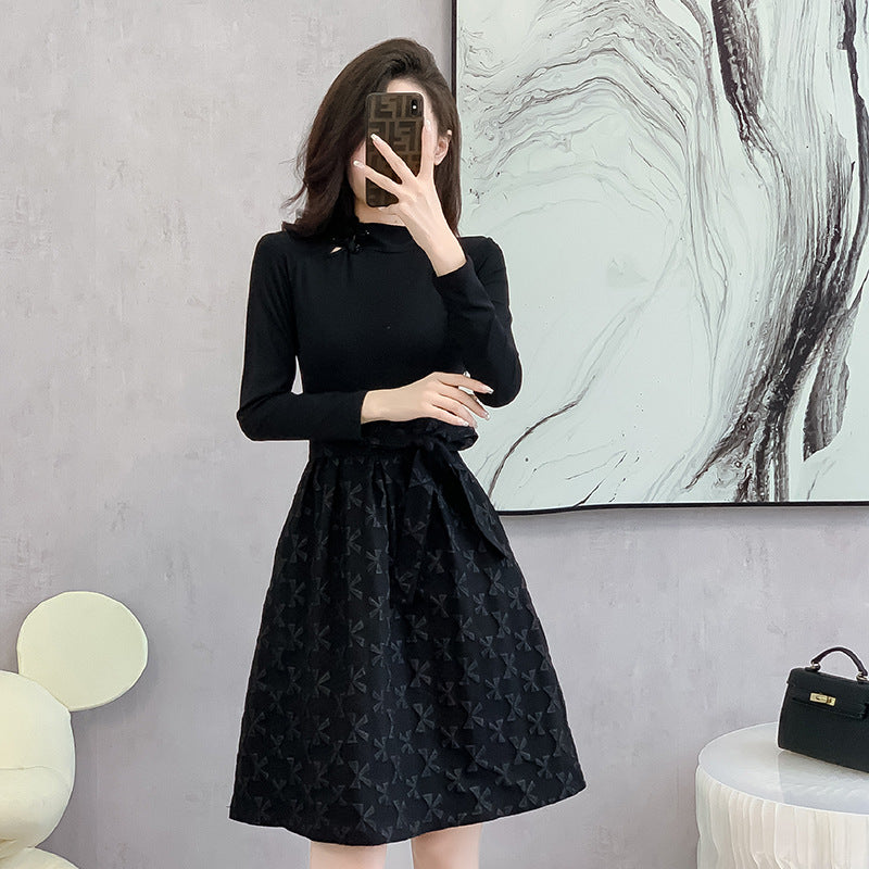 【Dress】切替OL通勤ワンピース Z8073