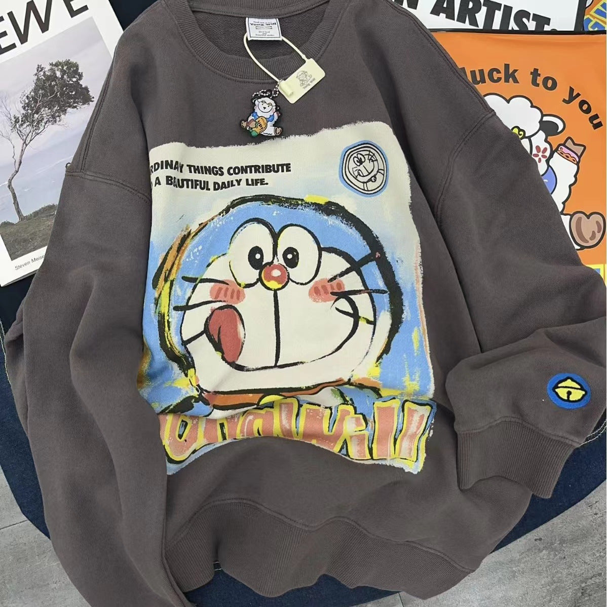 【Tops】厚手キャラクタープルオーバー W14025