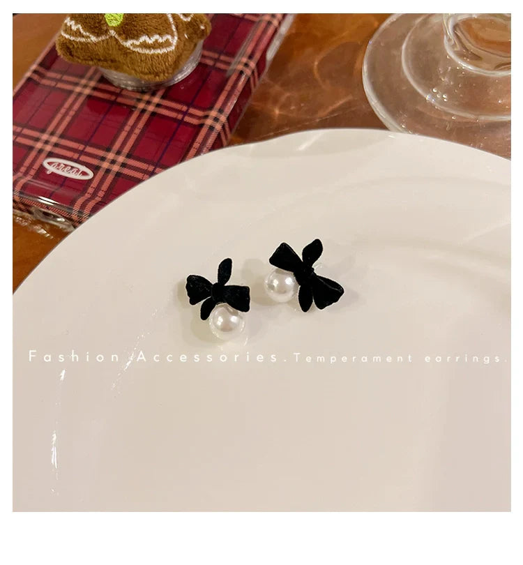 【雑貨】新入荷~リボンビーズピアス W11458