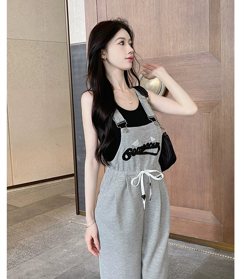 【Set】2点セット タンクトップ+ サロペット W11341