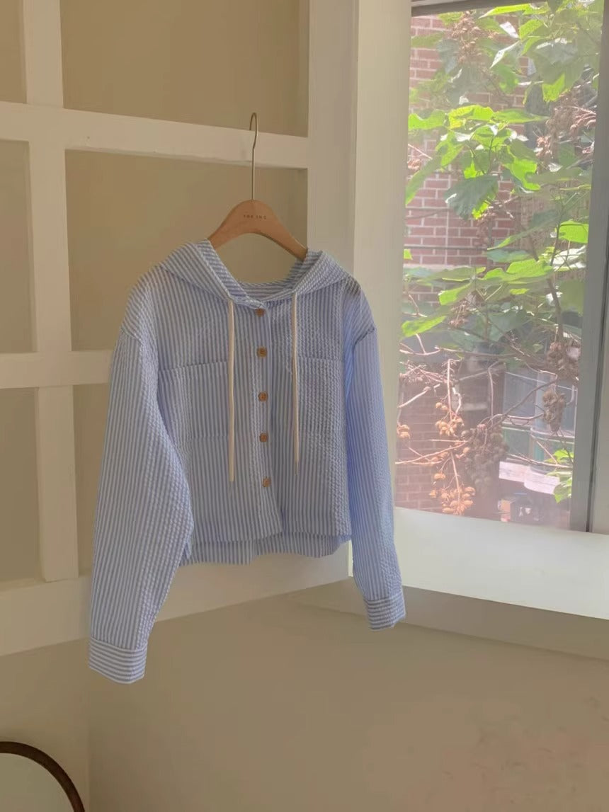 【Outer】夏ぴったり薄手シャツ W11862