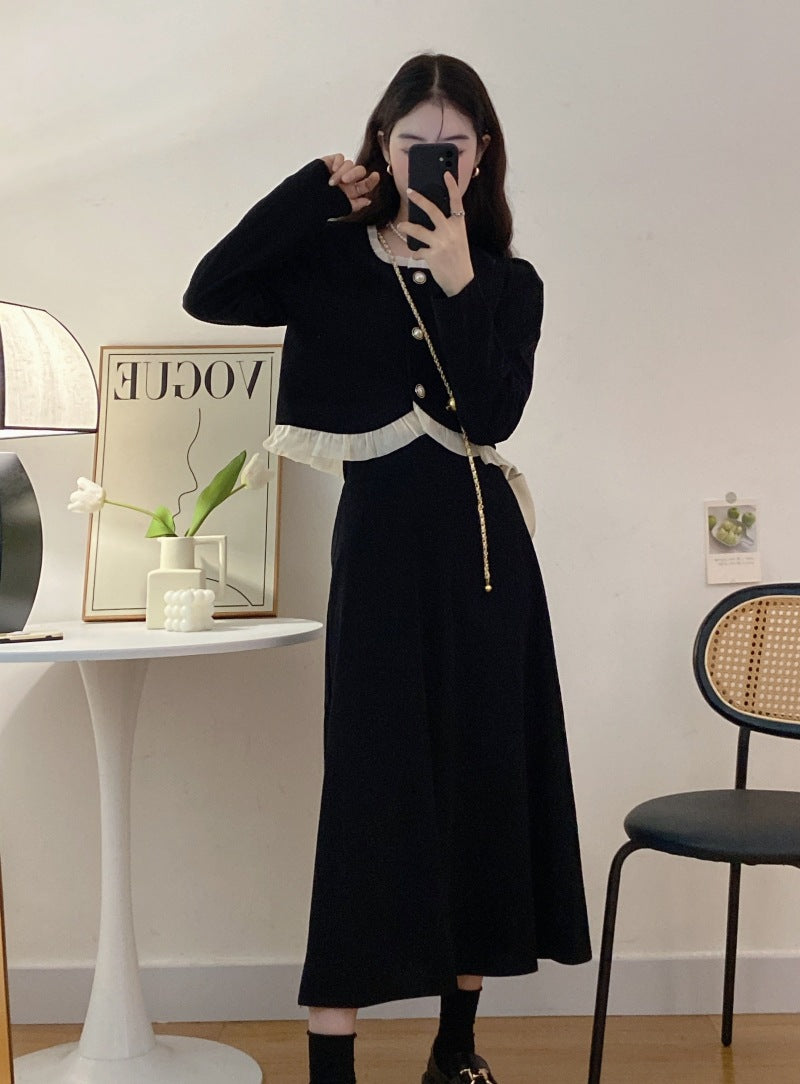 【Set】ジャケット+スカート 2点セット Z8198