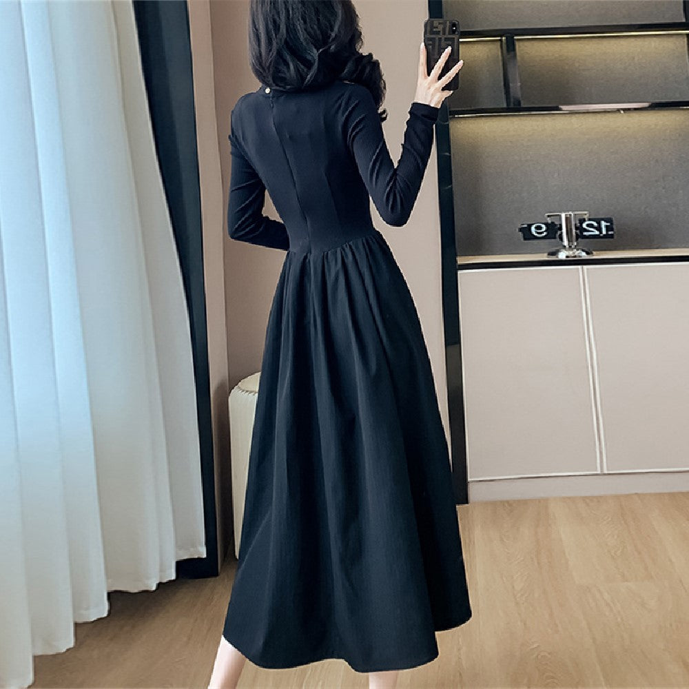 【Dress】肩見せニットワンピース Z7114