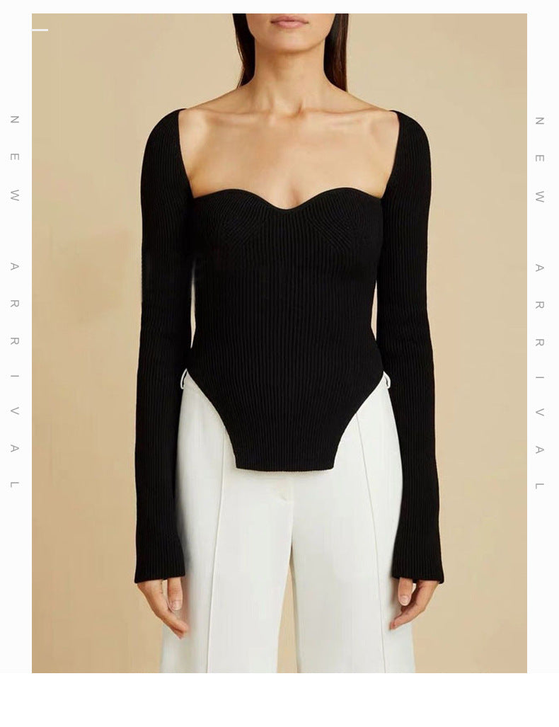 【Tops】長袖ニット W13348