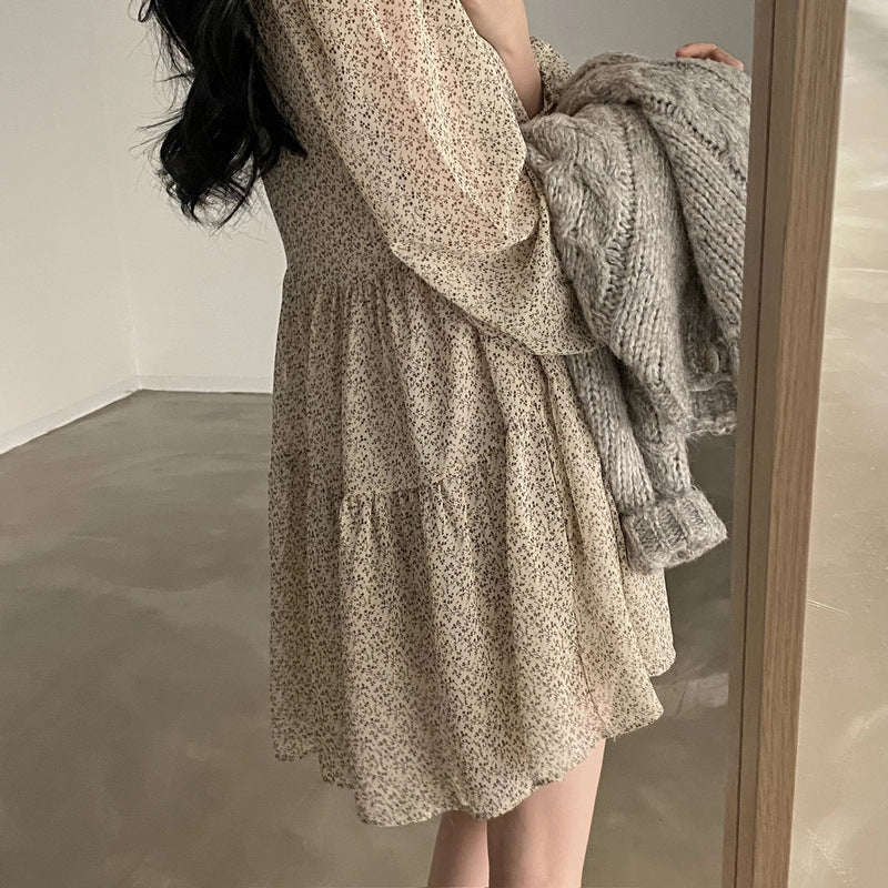 【Dress】花柄ワンピース T01380