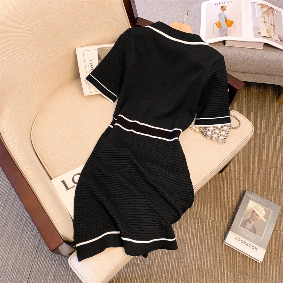 【Dress】POLOネックワンピース W11505