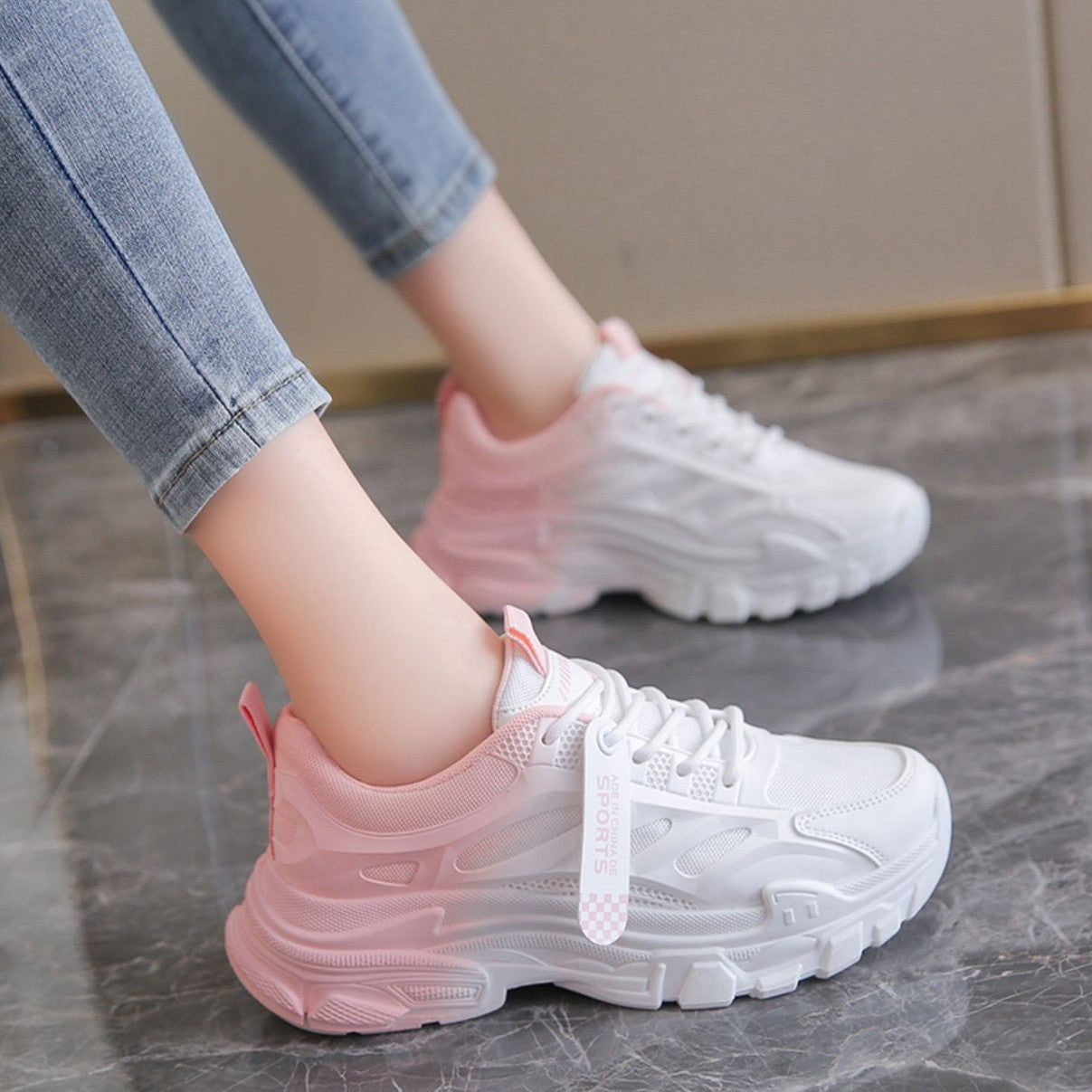 【Shoes】グラデーションスニーカー W11741