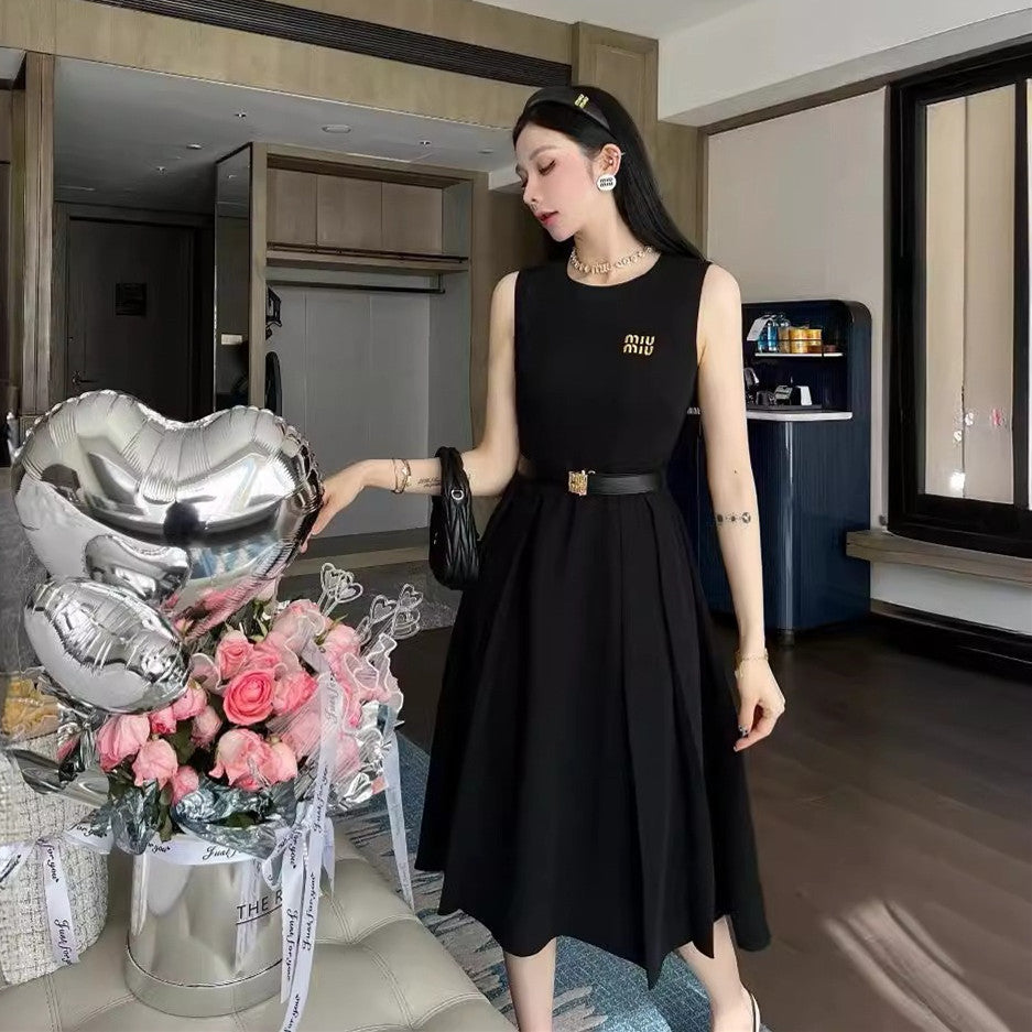 【Dress】ノースリーブワンピース W11982