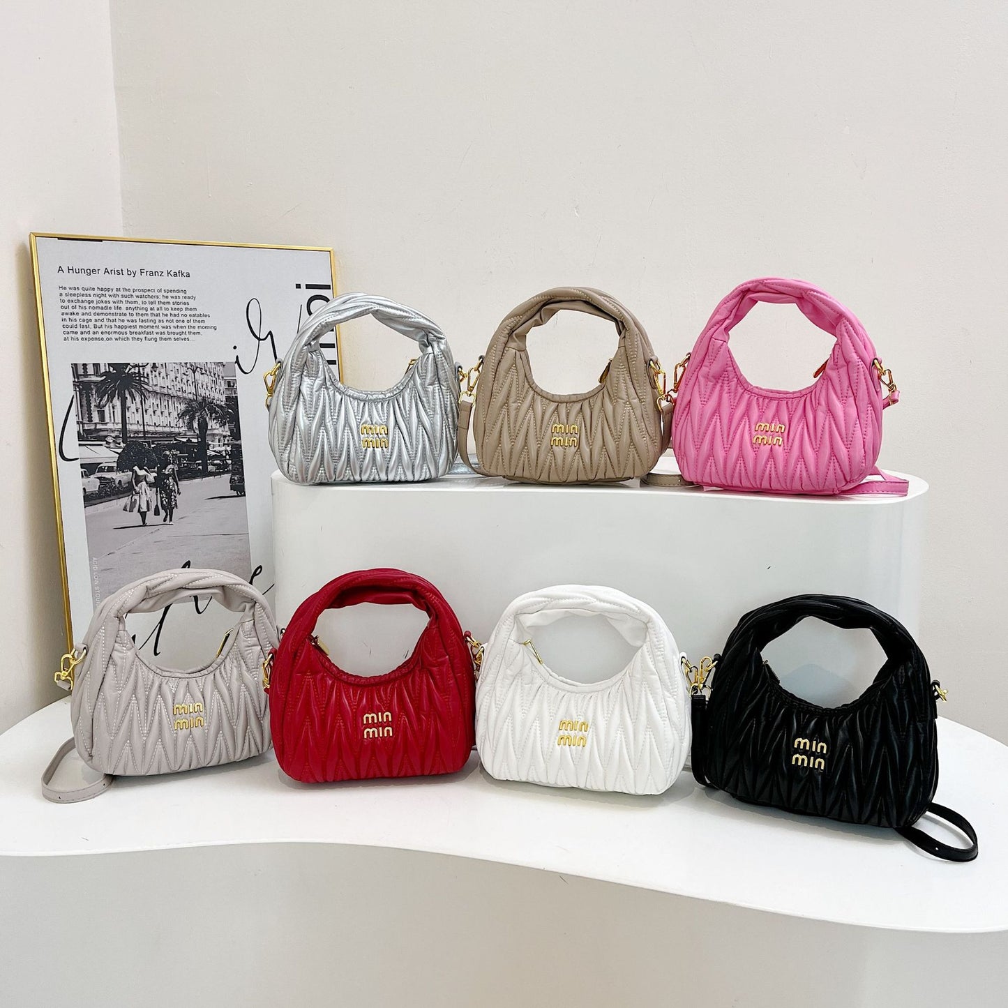 【雑貨】7色展開ショルダーバッグ T01598
