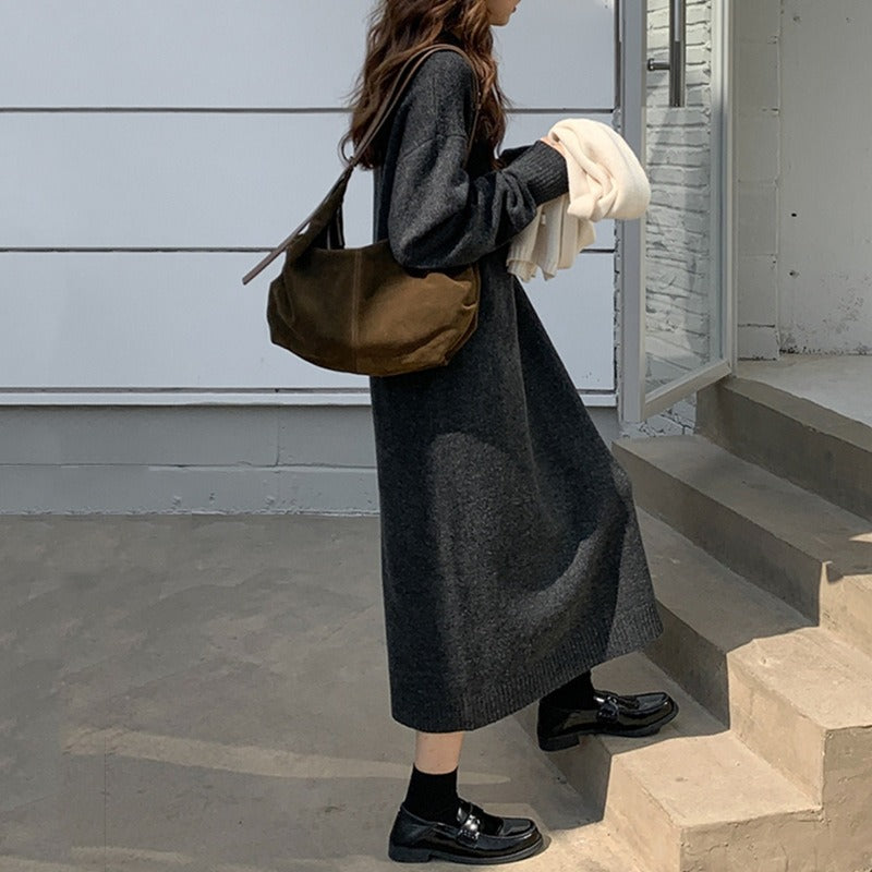 【Dress】ニットワンピース W13417