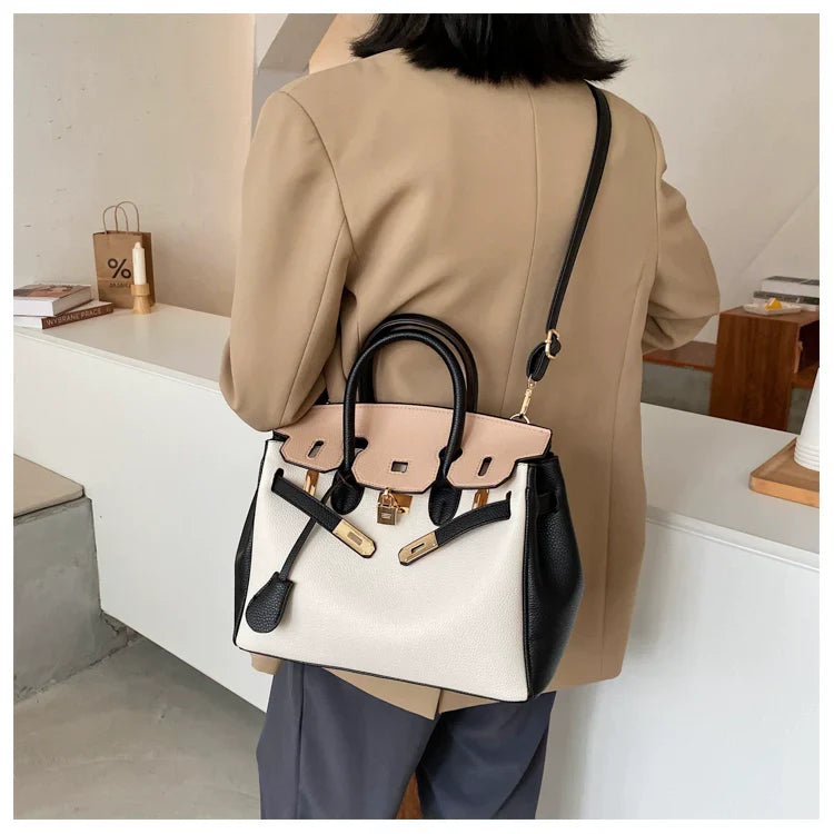【雑貨】配色2wayバッグ W11442