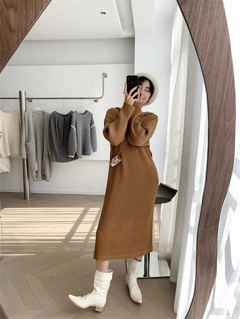 【Dress】ルーズ感ニットワンピース Z8385