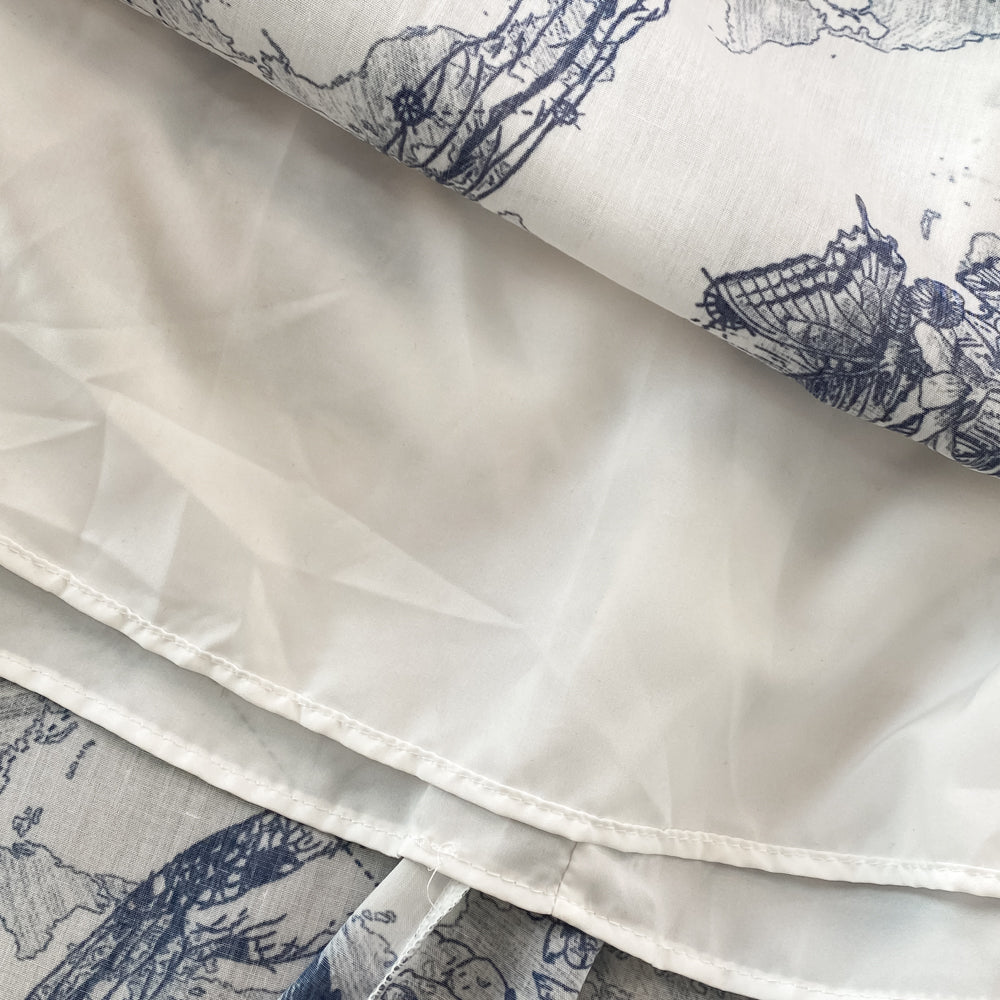 【Dress】大人らしく~フェミニンロング丈Aライン半袖絞り染めエレガントシャツワンピース W-5013