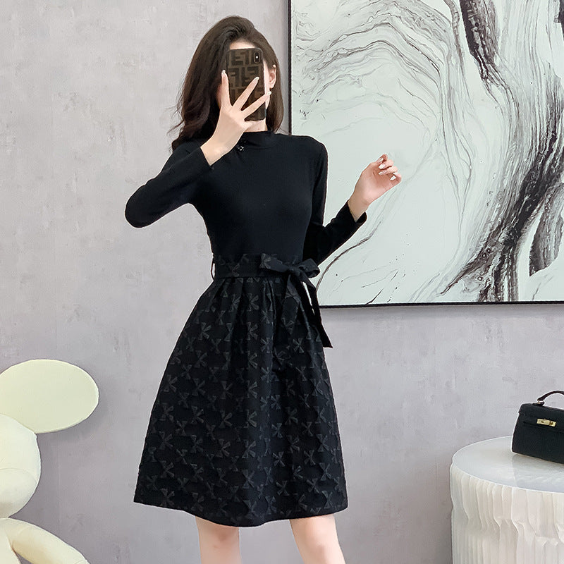 【Dress】切替OL通勤ワンピース Z8073