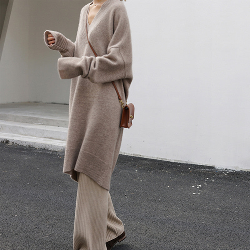 【Dress】オフィス通勤ニットワンピース W13333
