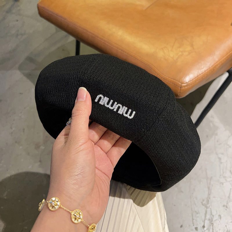 【雑貨】韓国ファッションベレー帽 W10754