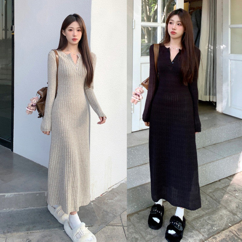 【Dress】新入荷~ニットワンピース W10298