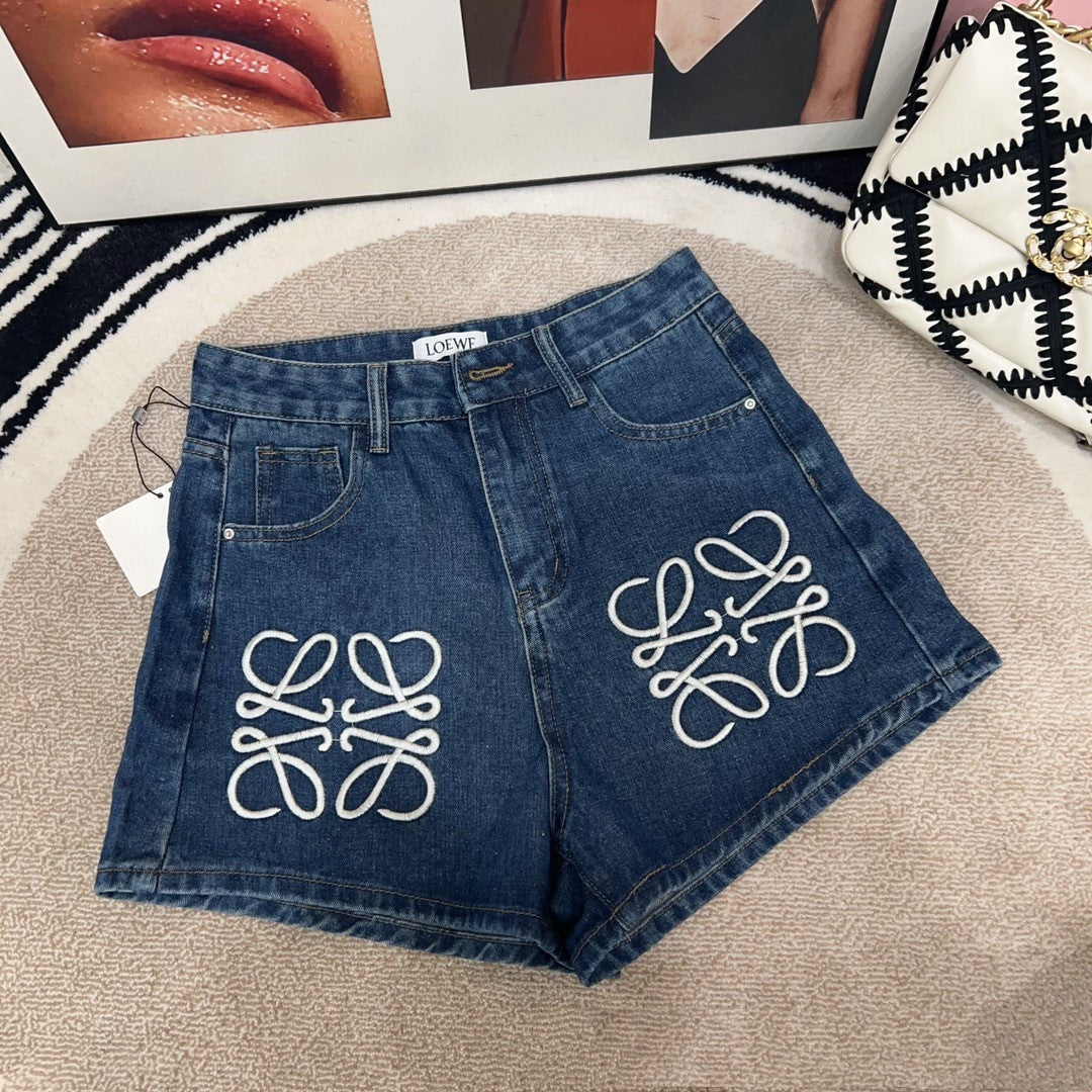 【Bottoms】デニムショートパンツ W12566