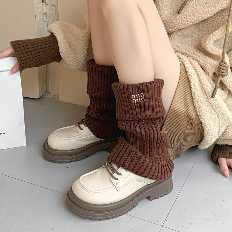 【雑貨】ニット長い靴下 W14498