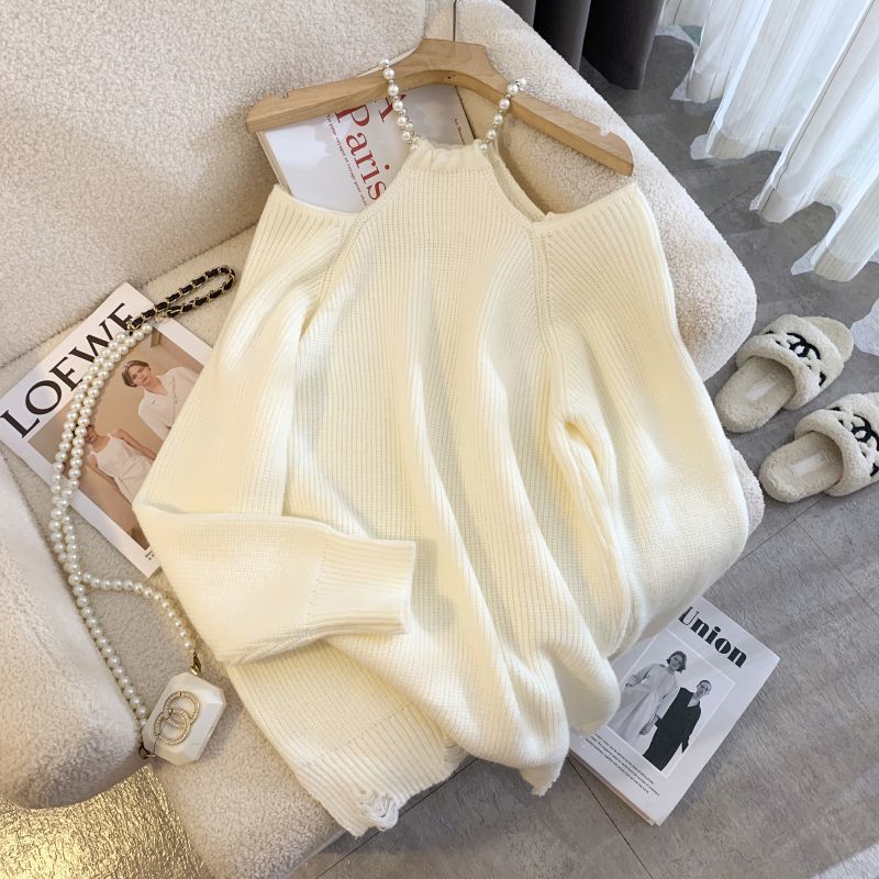 【Tops】ホルターネックセーター W13801