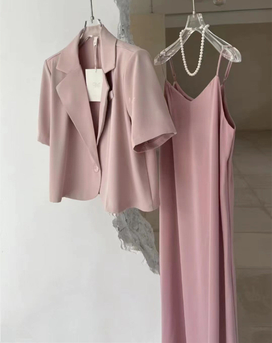 【Set】4色選択可エレガントスーツセット W11659