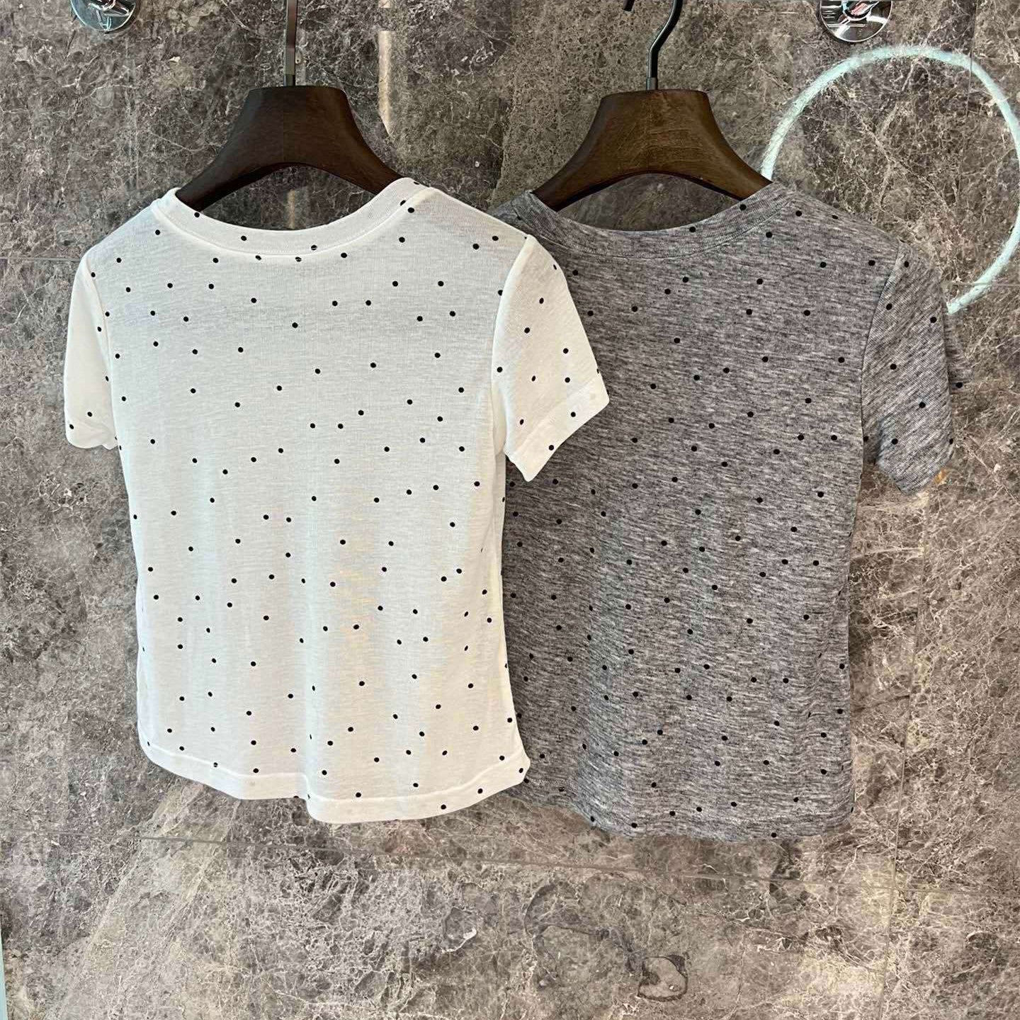 【Tops】透け感Tシャツ W12347