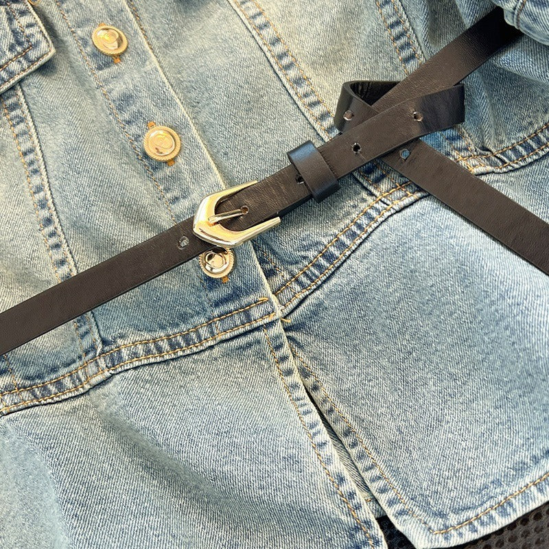 【Outer】半袖デニムジャケット W11941