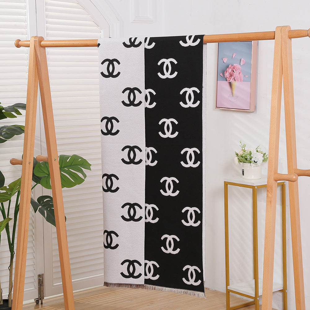 【雑貨】高級感オフィスマフラー W14697