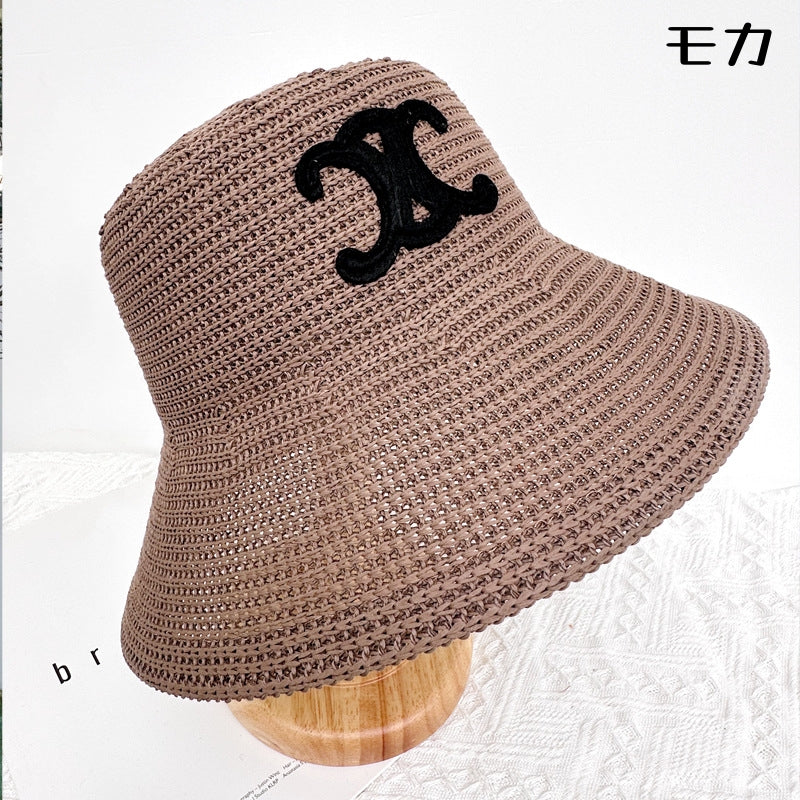 【雑貨】広いつばの漁夫用日よけ帽子 T01870