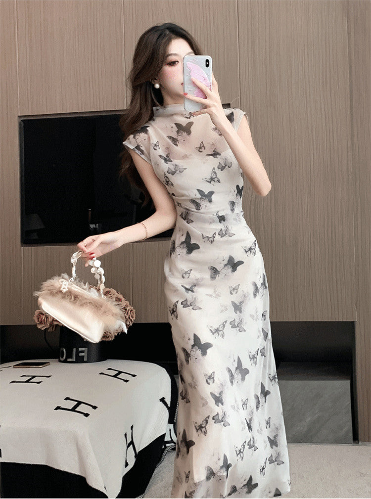 【Dress】蝶々デートワンピース W11948