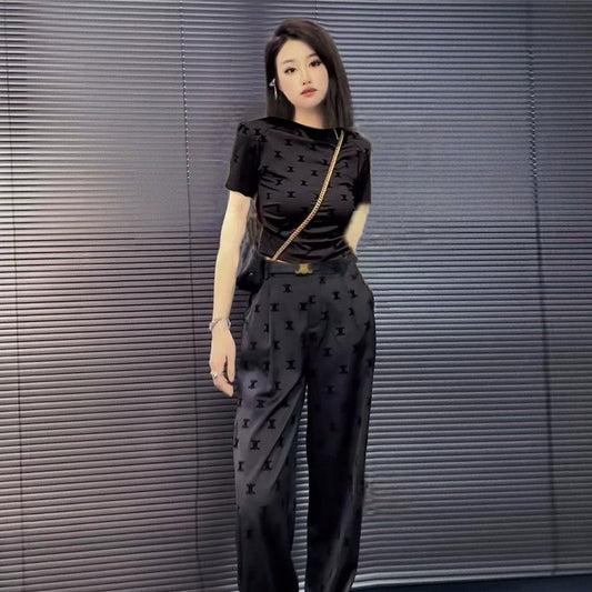 【Set】新入荷~2点セット Tシャツ+ パンツ W10969