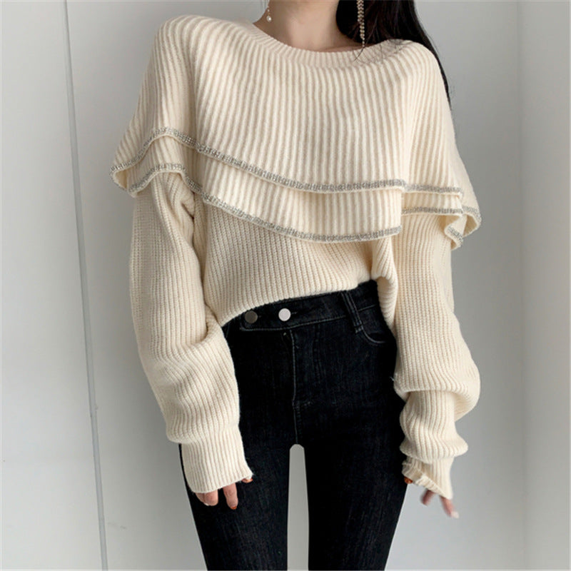 【Tops】ワンショルダーセーター Z7240