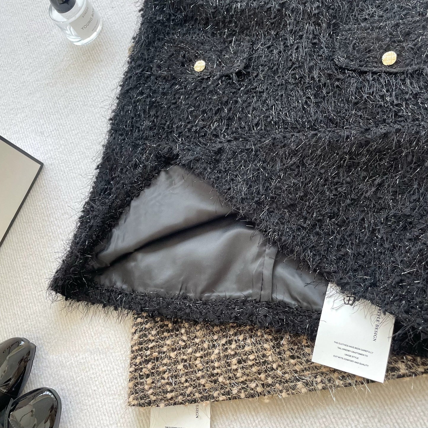 【Set】カットソー×ノースリーブワンピースセット W9826