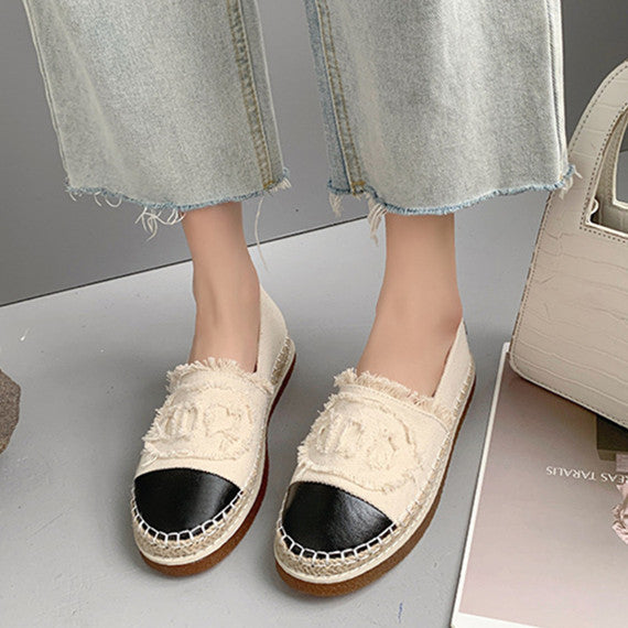 【Shoes】スリッポンフラットシューズ W10048