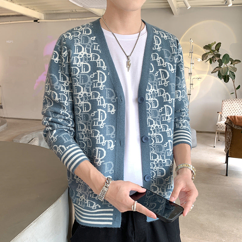 【Mens】高級感カーディガン Z7204