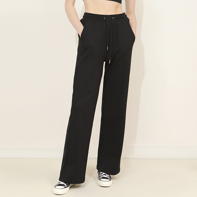 【Bottoms】ワイドレッグドローストリングパンツ T01662